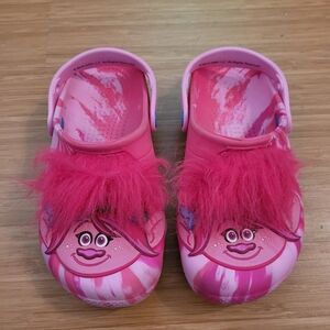 Pink Trolls Kids Clogs